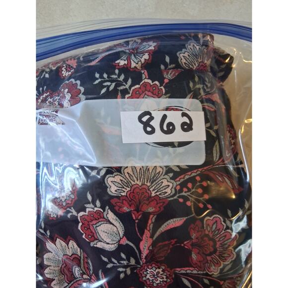 Talbots Dress Medium Long Floral Cottagecore Ruffled Neck & Sleeve Garden Party - Picture 12 of 13